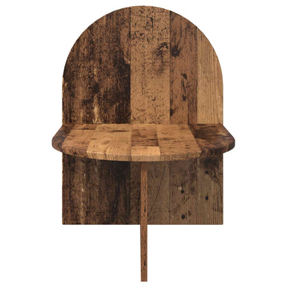 Noční Stolek 2 Pcs Staré Dřevo 48 X 49 X 65 Cm Dřevěný Materiál