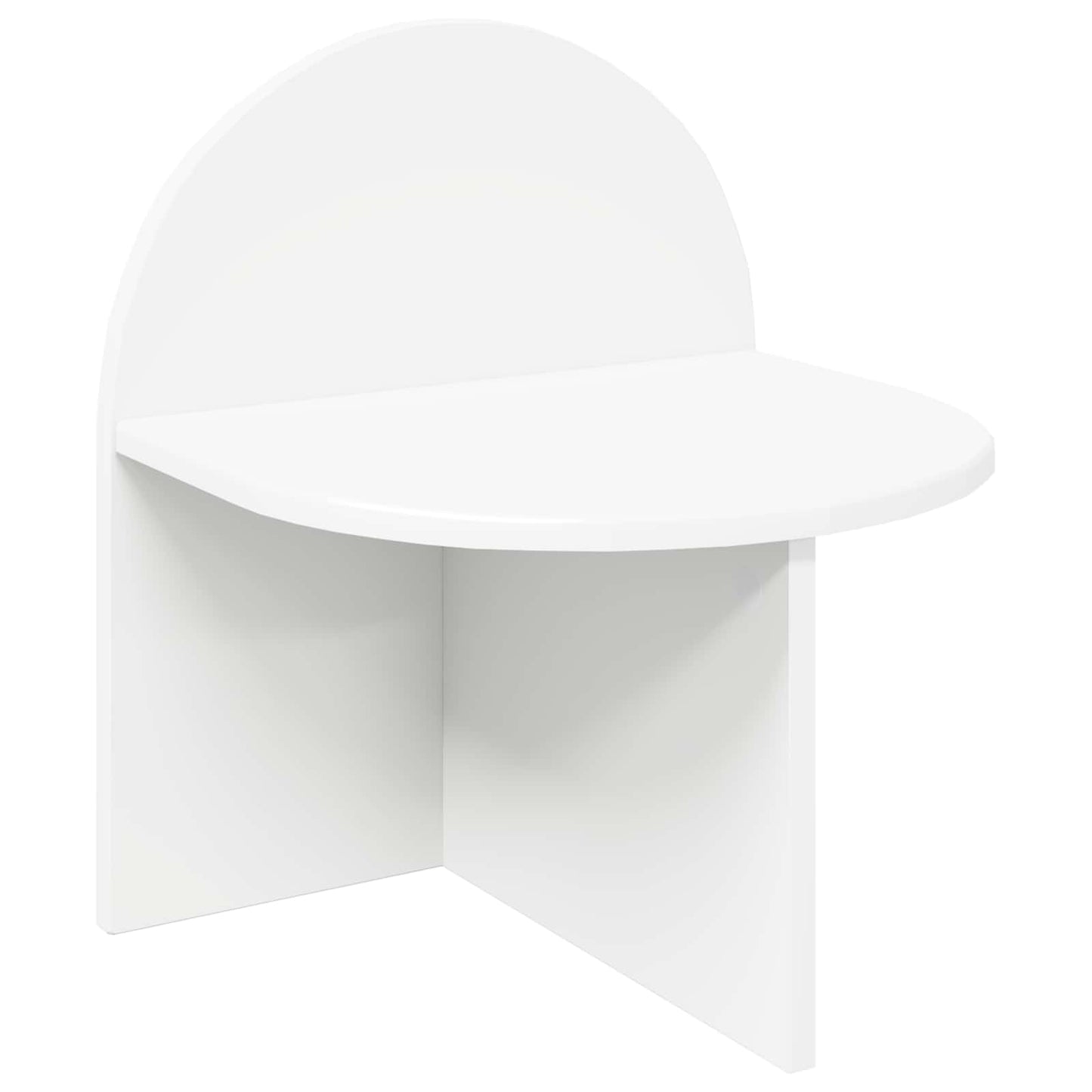 Noční Stolek 2 Pcs Bílá 40 X 35,5 X 45,5 Cm Dřevěný Materiál