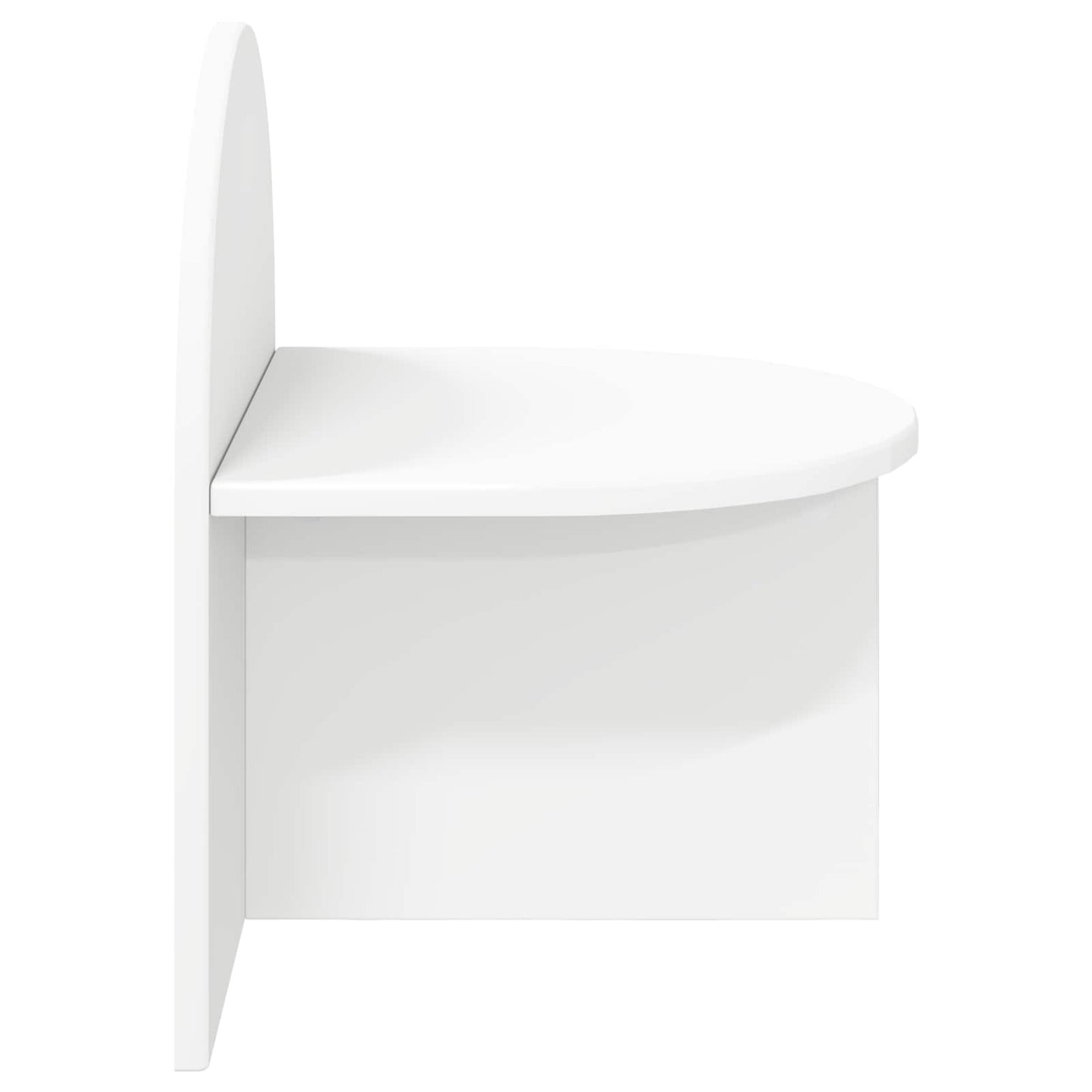 Noční Stolek 2 Pcs Bílá 40 X 35,5 X 45,5 Cm Dřevěný Materiál