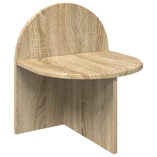 Noční Stolek Dub Sonoma 40 X 35,5 X 45,5 Cm Dřevěný Materiál
