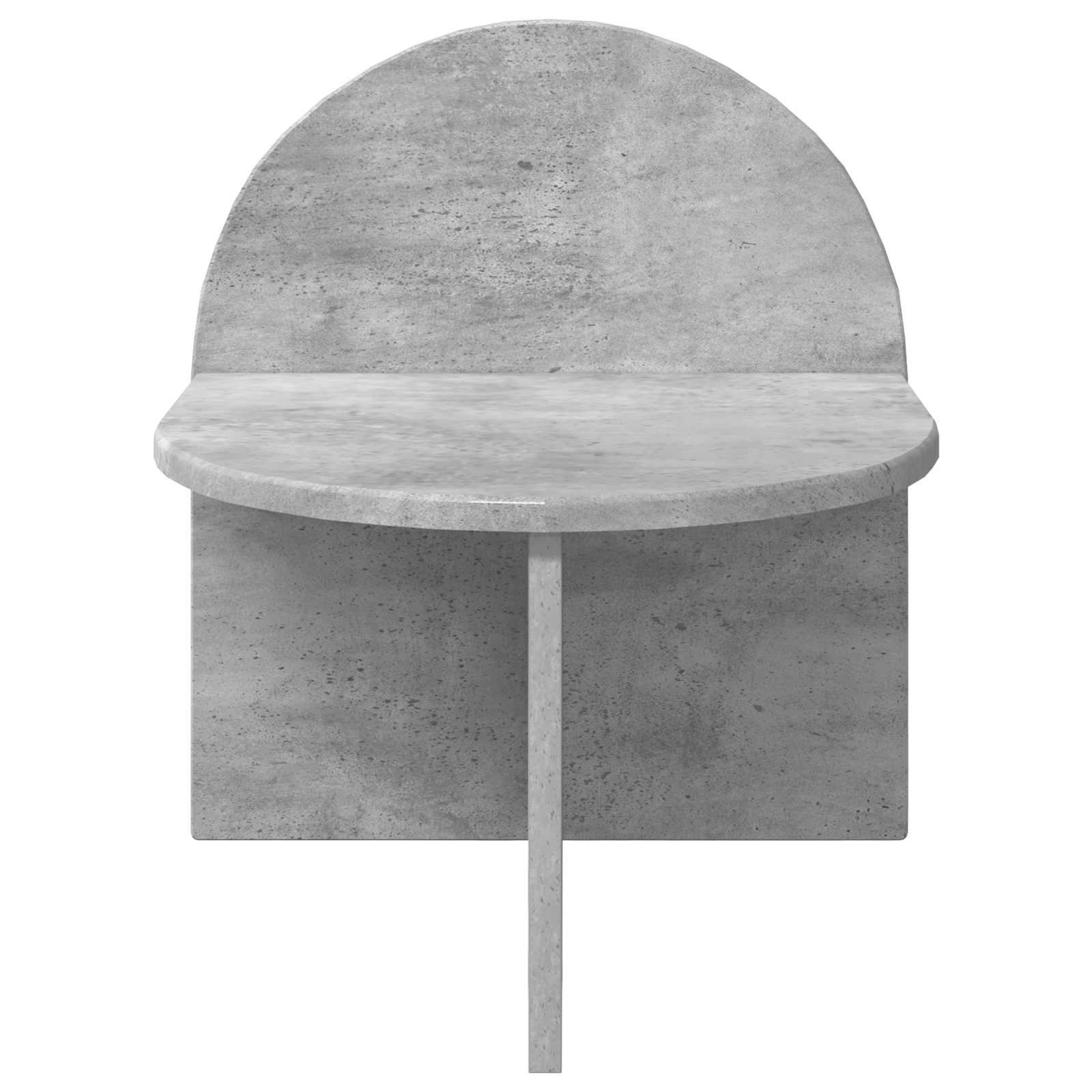 Noční Stolek Betonově Šedá 40 X 35,5 X 45,5 Cm Dřevěný Materiál