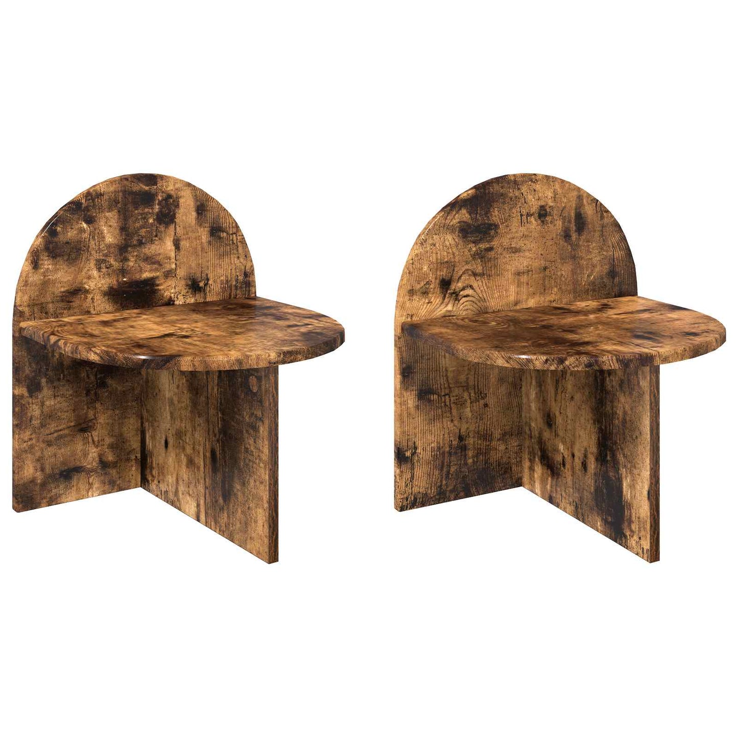 Noční Stolek 2 Pcs Kouřový Dub 40 X 35,5 X 45,5 Cm