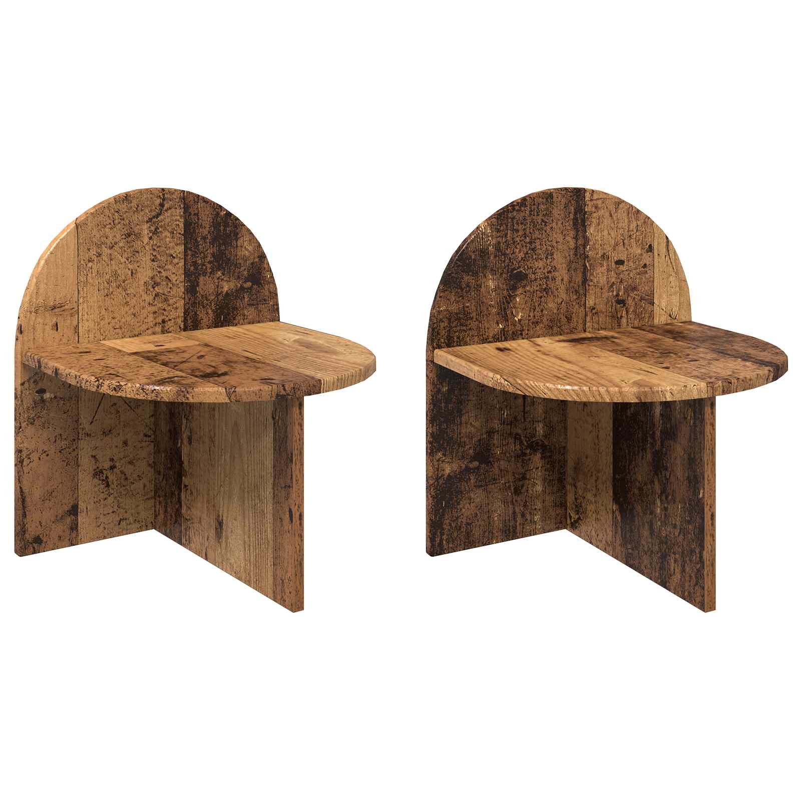Noční Stolek 2 Pcs Staré Dřevo 40 X 35,5 X 45,5 Cm