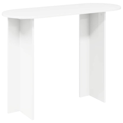 Konzolový Stolek Bílá 100 X 39,5 X 75 Cm Kompozitní Dřevo