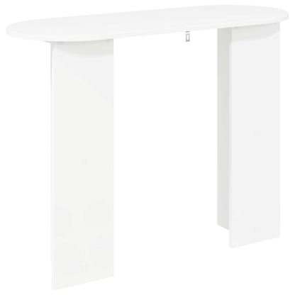 Konzolový Stolek Bílá 100 X 39,5 X 75 Cm Kompozitní Dřevo