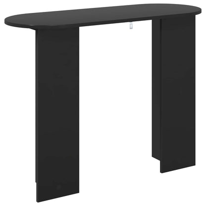 Konzolový Stolek Černý Dub 100 X 39,5 X 75 Cm Kompozitní Dřevo