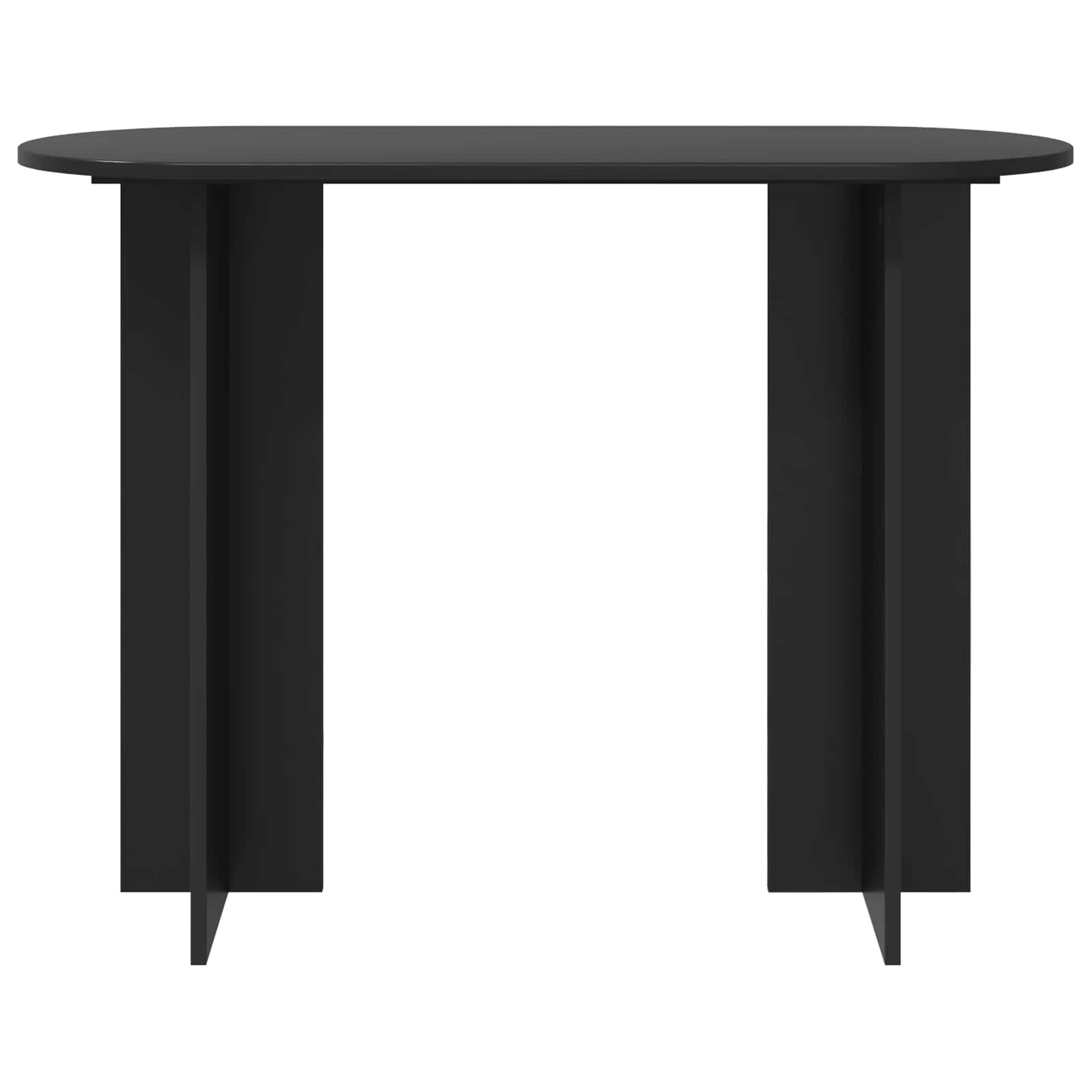 Konzolový Stolek Černý Dub 100 X 39,5 X 75 Cm Kompozitní Dřevo