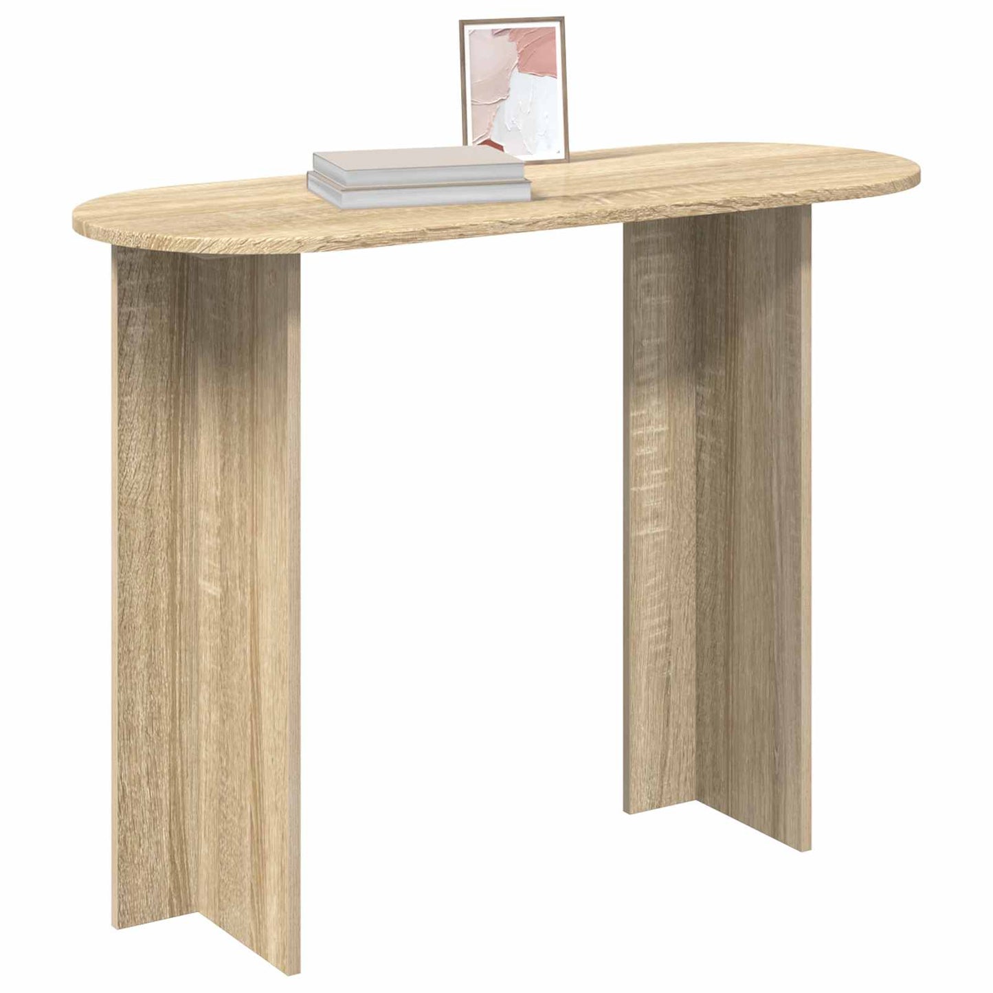Konzolový Stolek Dub Sonoma 100 X 39,5 X 75 Cm Kompozitní Dřevo