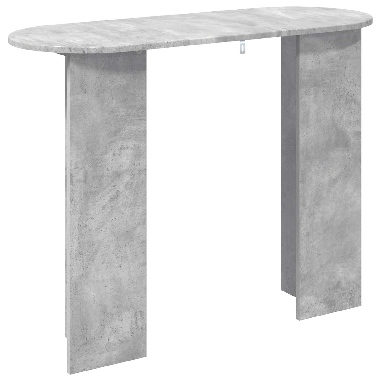 Konzolový Stolek S Úložištěm Betonově Šedá 100 X 39,5 X 75 Cm