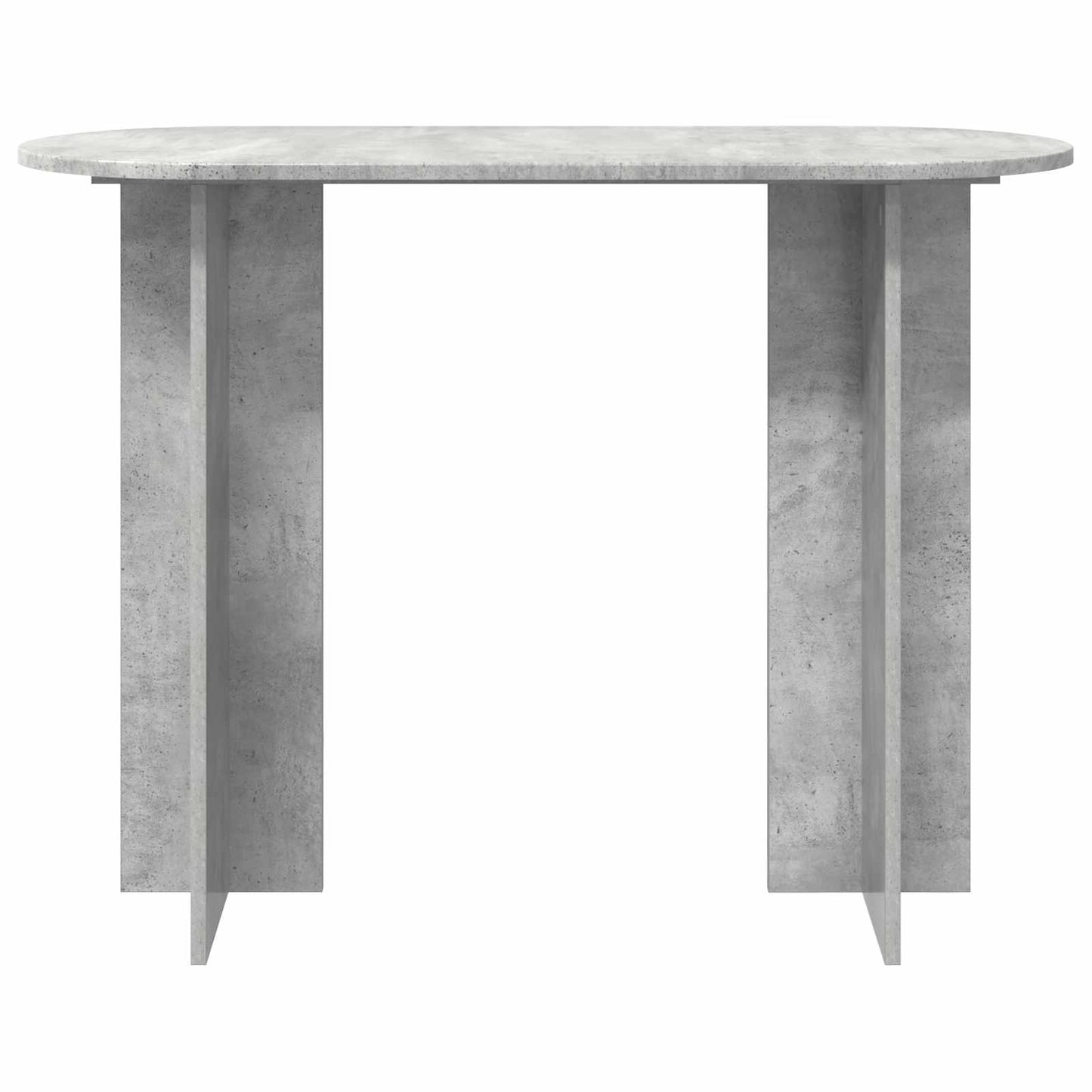 Konzolový Stolek S Úložištěm Betonově Šedá 100 X 39,5 X 75 Cm