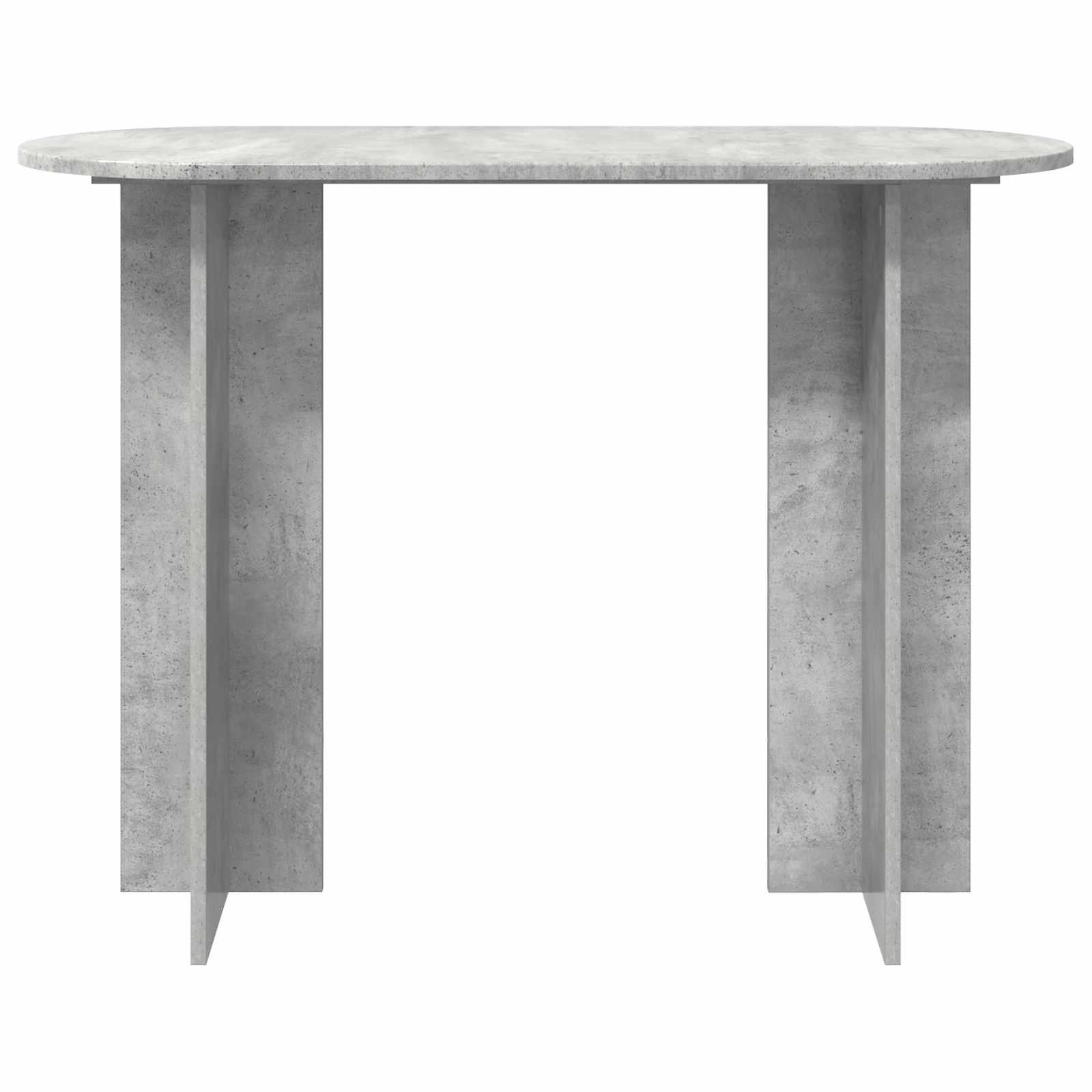 Konzolový Stolek S Úložištěm Betonově Šedá 100 X 39,5 X 75 Cm