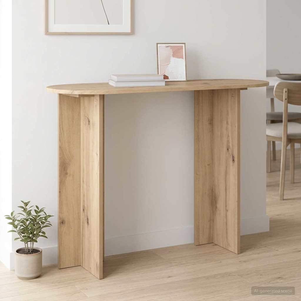 Konzolový Stolek Dub Artisan 100 X 39,5 X 75 Cm
