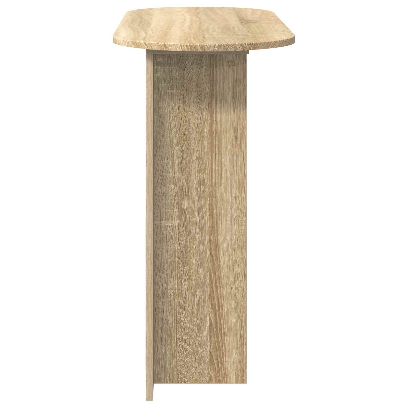 Konzolový Stolek Dub Sonoma 100 X 39,5 X 75 Cm Kompozitní Dřevo