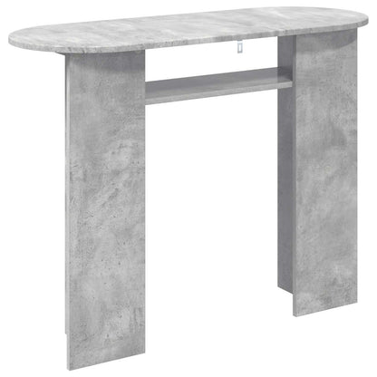 Konzolový Stolek S Úložištěm Betonově Šedá 100 X 39,5 X 75 Cm