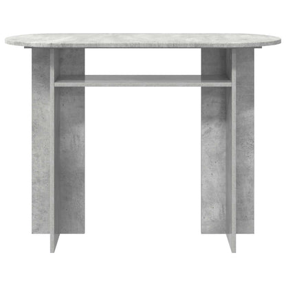 Konzolový Stolek S Úložištěm Betonově Šedá 100 X 39,5 X 75 Cm
