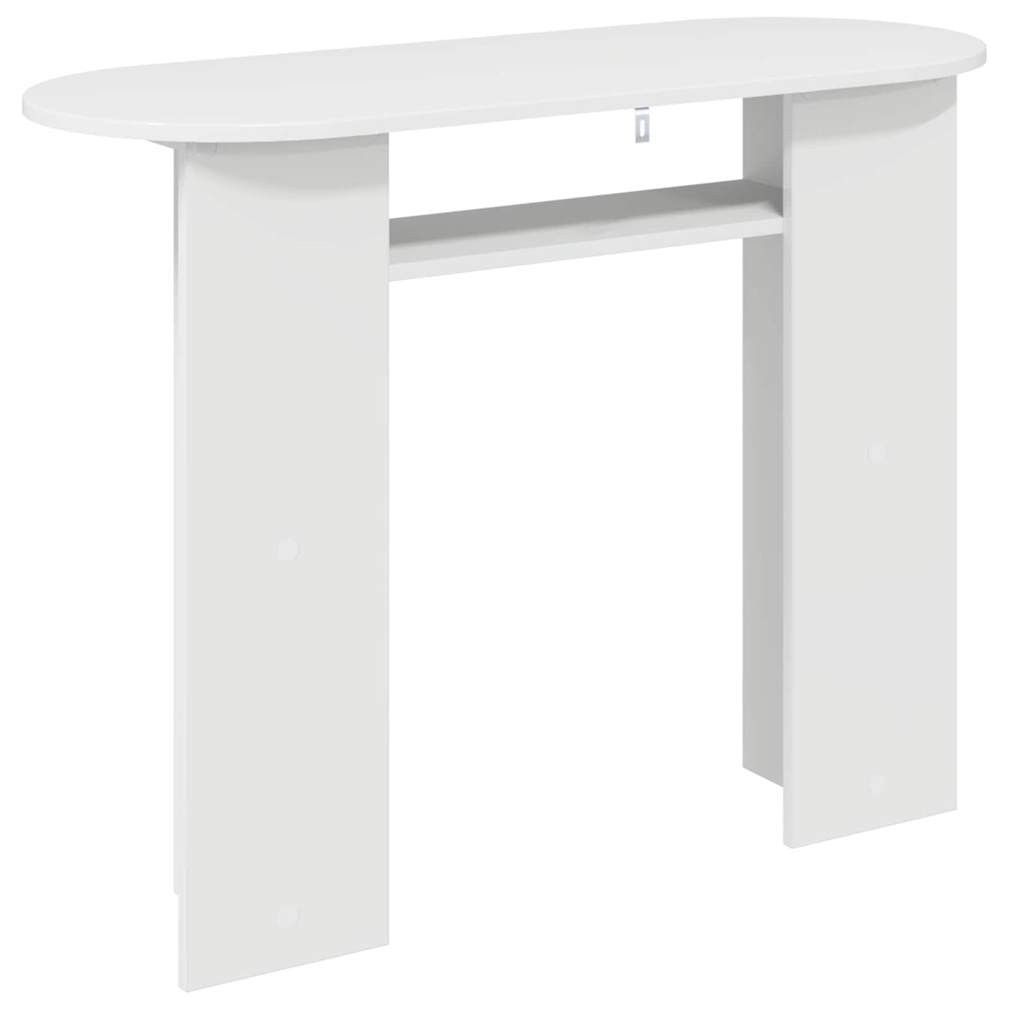 Konzolový Stolek Bílá S Vysokým Leskem 100 X 39,5 X 75 Cm