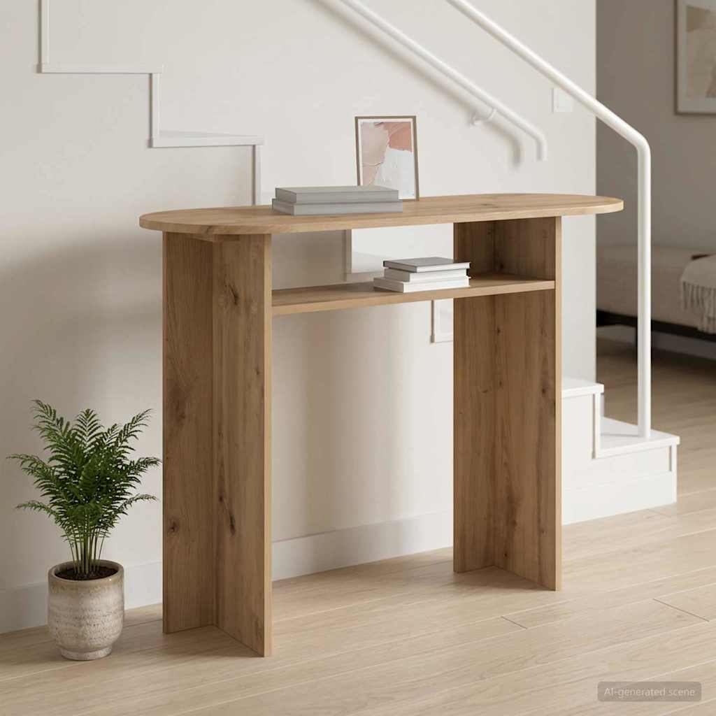 Konzolový Stolek Dub Artisan 100 X 39,5 X 75 Cm