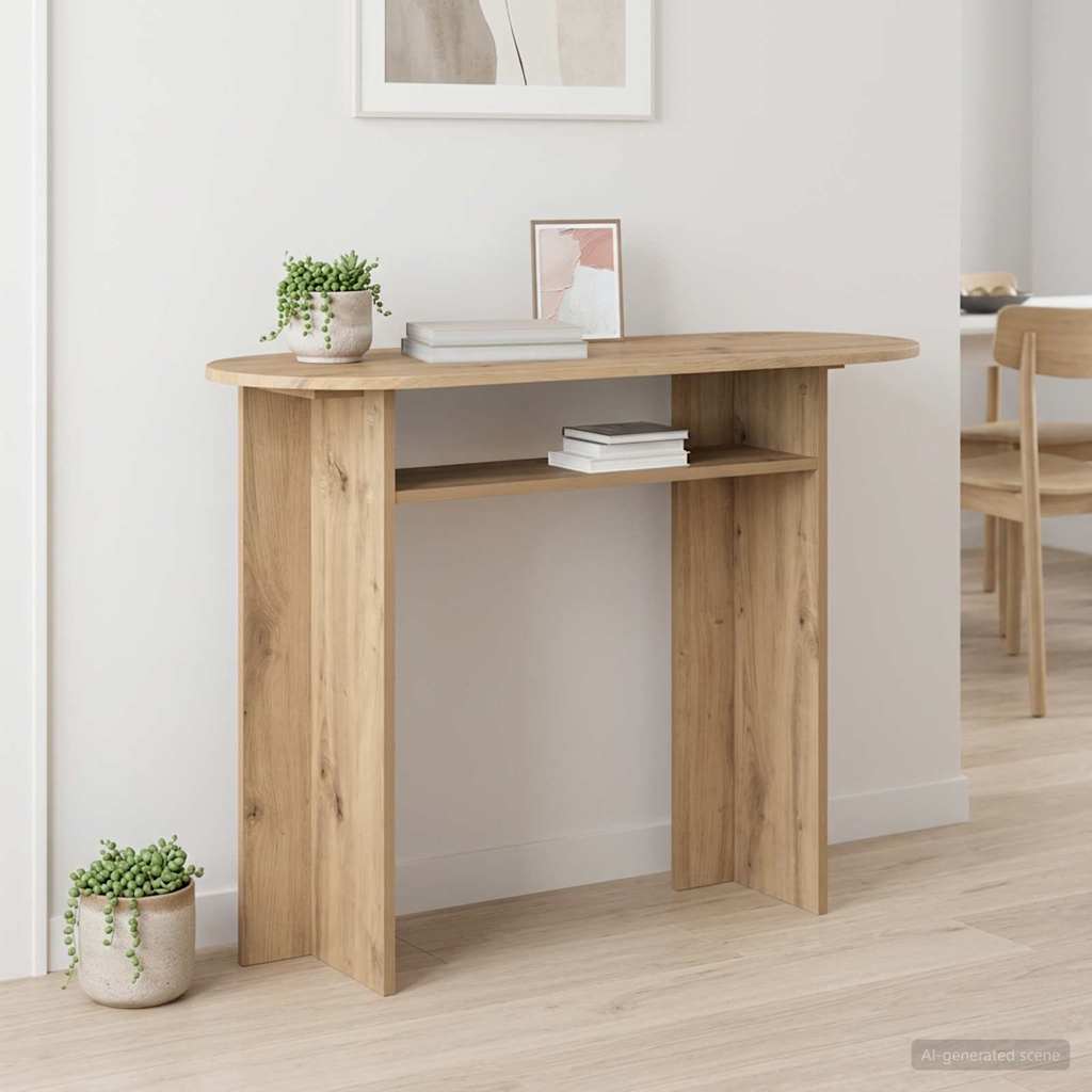 Konzolový Stolek Dub Artisan 100 X 39,5 X 75 Cm