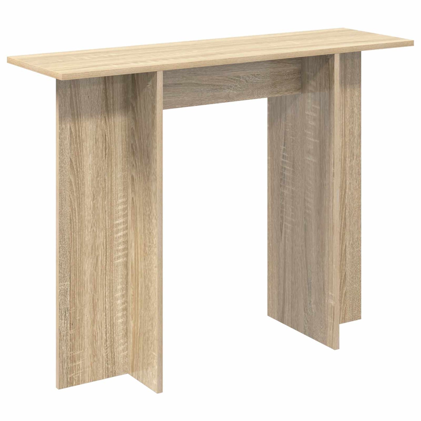 Konzolový Stolek Dub Sonoma 100 X 30 X 75 Cm Kompozitní Dřevo