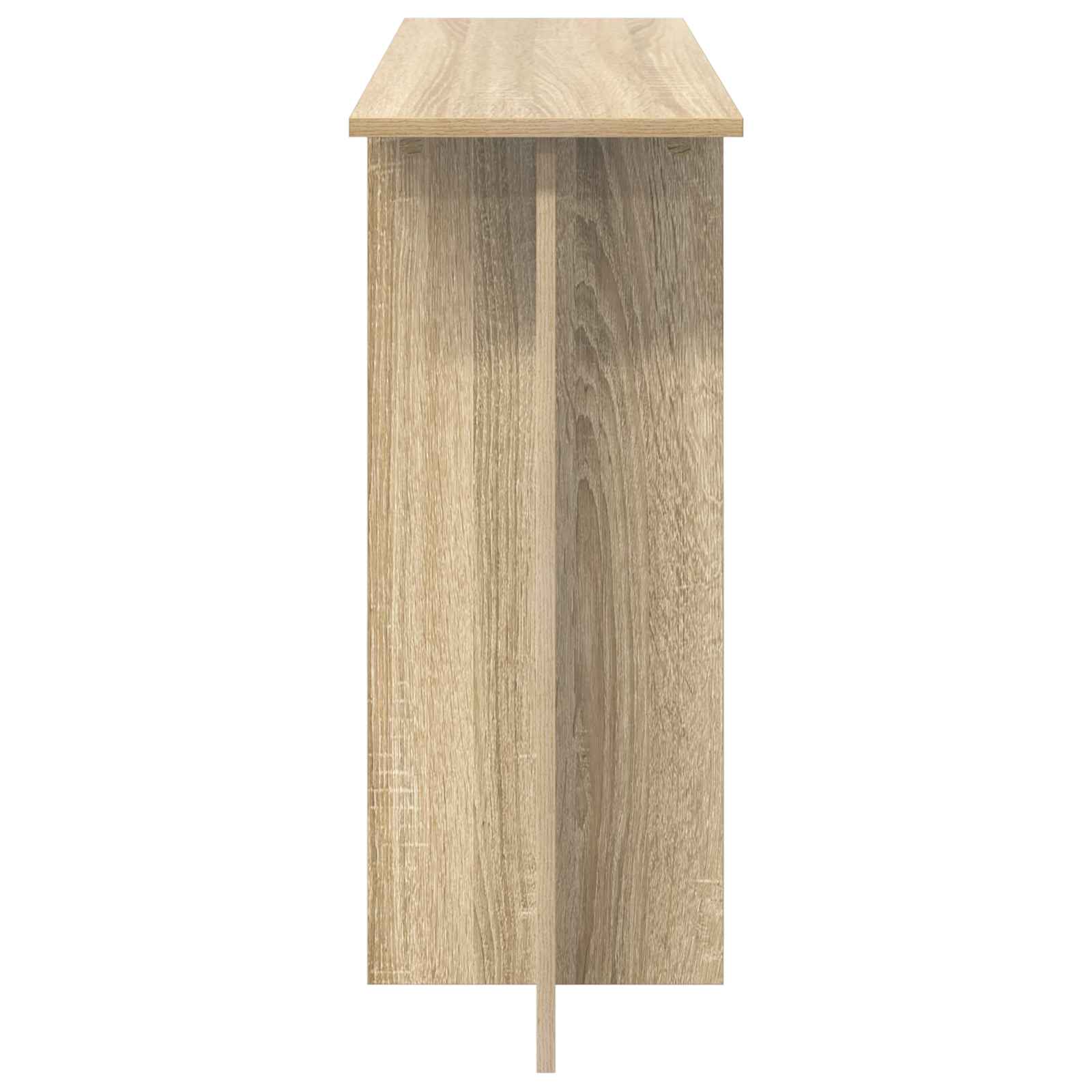 Konzolový Stolek Dub Sonoma 100 X 30 X 75 Cm Kompozitní Dřevo