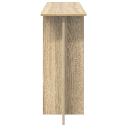 Konzolový Stolek Dub Sonoma 100 X 30 X 75 Cm Kompozitní Dřevo