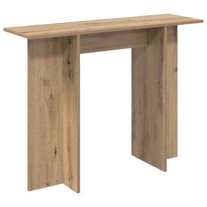 Konzolový Stolek Dub Artisan 100 X 30 X 75 Cm Kompozitní Dřevo