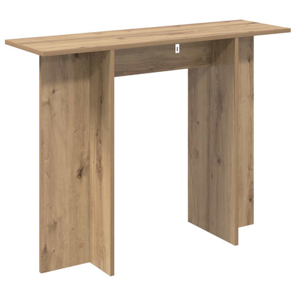 Konzolový Stolek Dub Artisan 100 X 30 X 75 Cm Kompozitní Dřevo