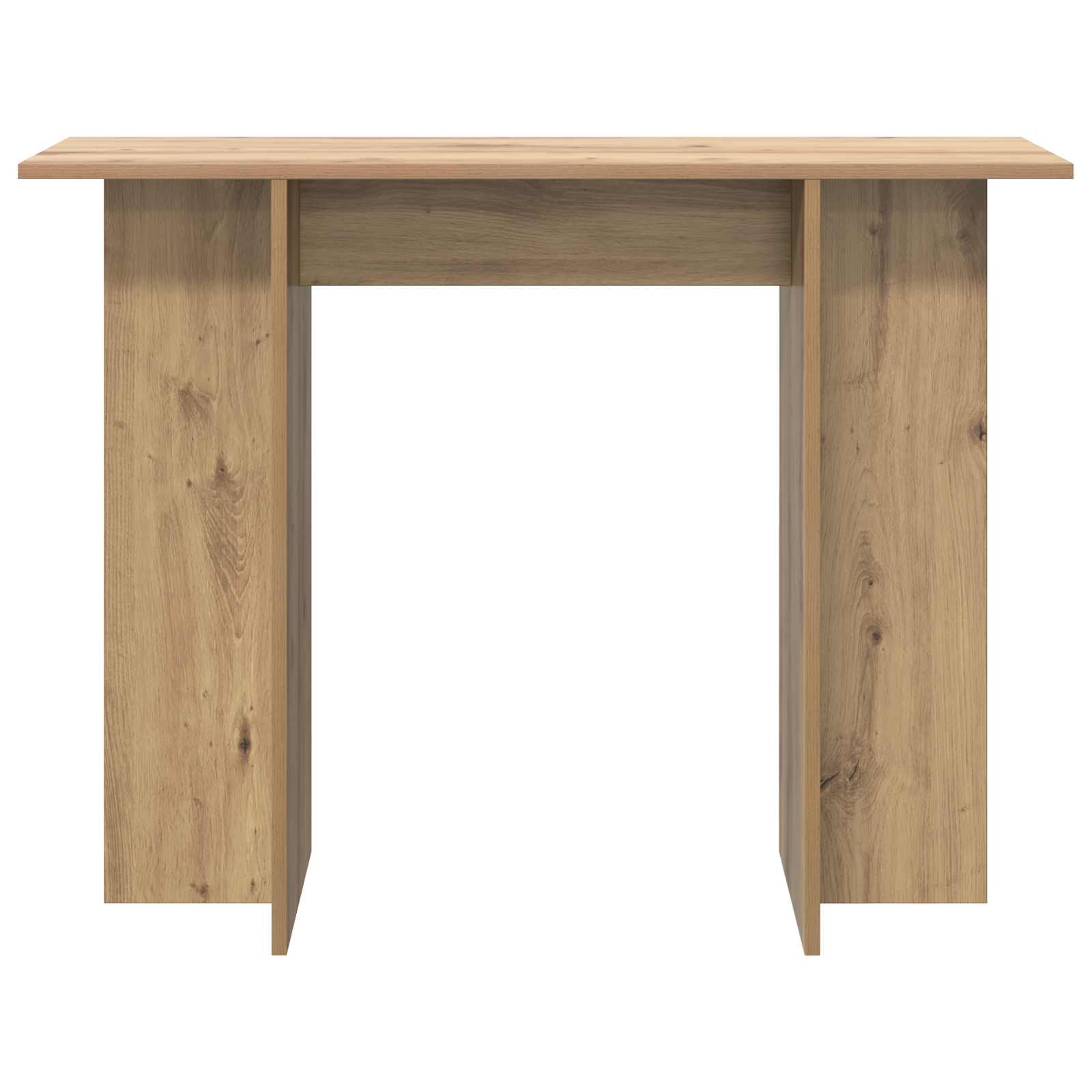 Konzolový Stolek Dub Artisan 100 X 30 X 75 Cm Kompozitní Dřevo