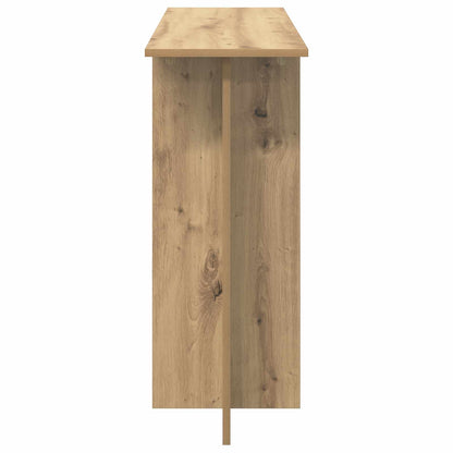 Konzolový Stolek Dub Artisan 100 X 30 X 75 Cm Kompozitní Dřevo