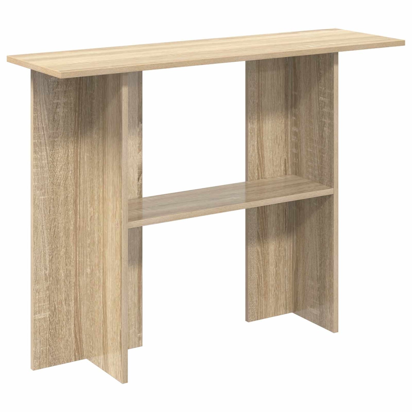 Konzolový Stolek Dub Sonoma 100 X 30 X 75 Cm Kompozitní Dřevo