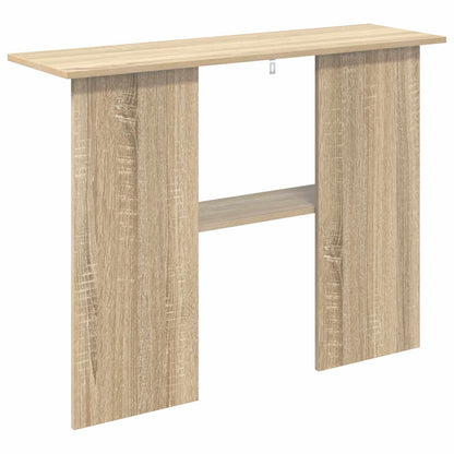 Konzolový Stolek Dub Sonoma 100 X 30 X 75 Cm Kompozitní Dřevo