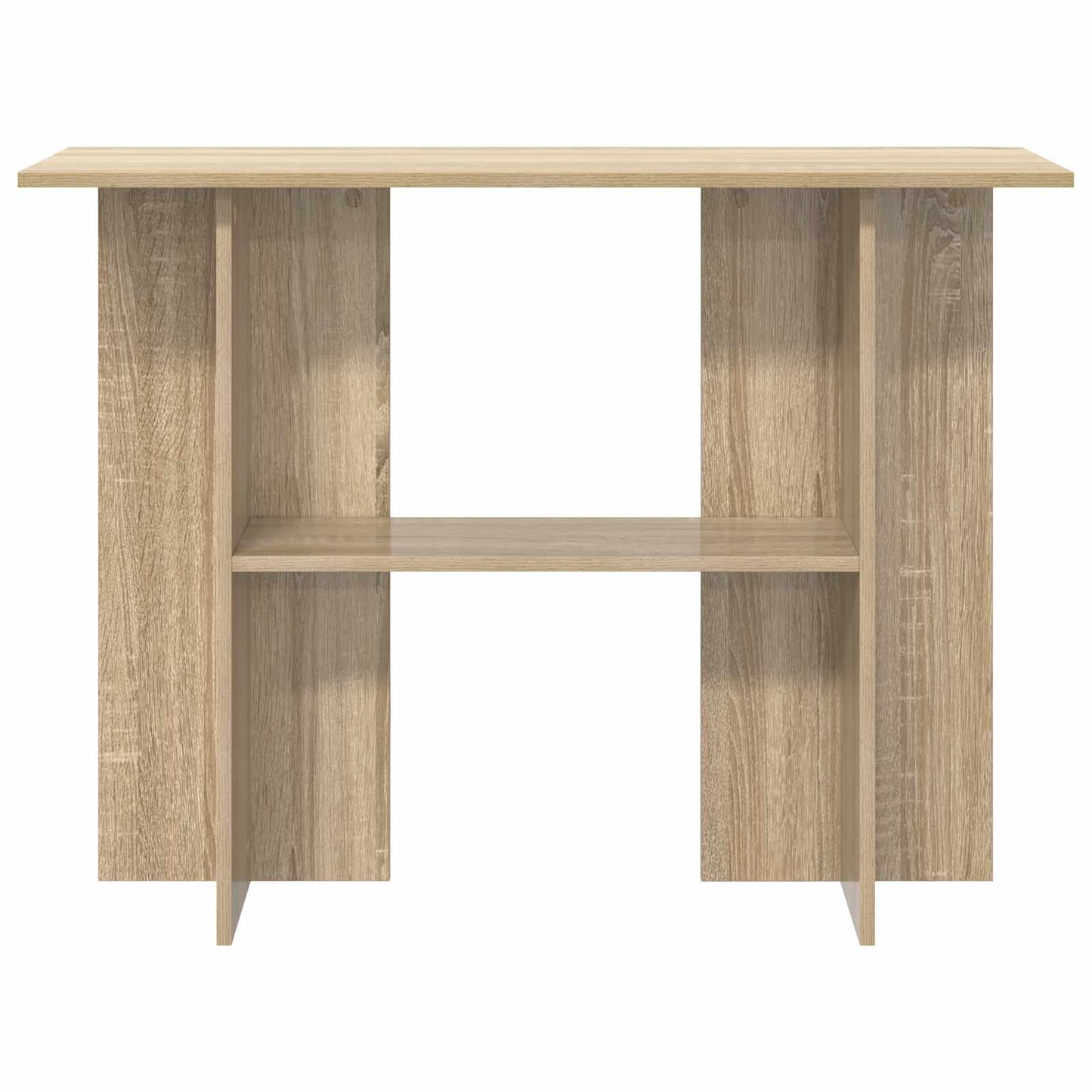 Konzolový Stolek Dub Sonoma 100 X 30 X 75 Cm Kompozitní Dřevo