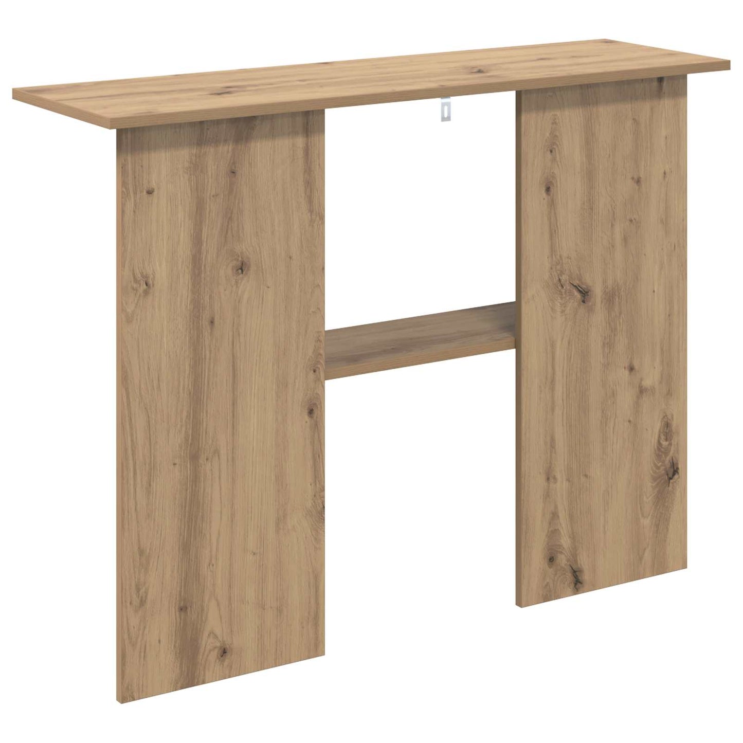 Konzolový Stolek Dub Artisan 100 X 30 X 75 Cm Kompozitní Dřevo