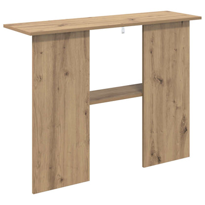 Konzolový Stolek Dub Artisan 100 X 30 X 75 Cm Kompozitní Dřevo