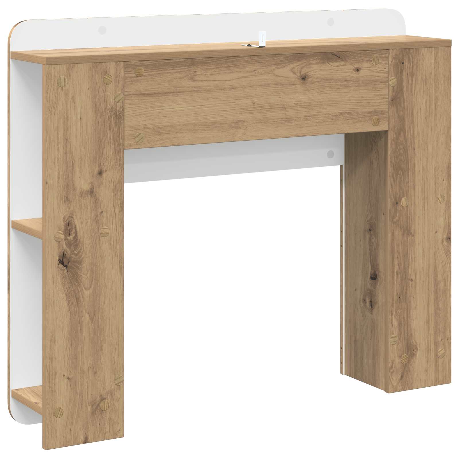 Čelo Postele Se Skříňkou Dub Artisan 100 Cm Kompozitní Dřevo