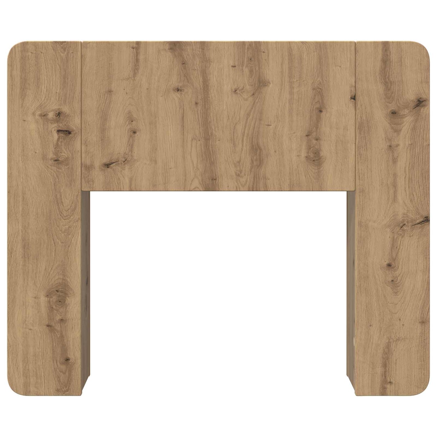 Čelo Postele Se Skříňkou Dub Artisan 100 Cm Kompozitní Dřevo