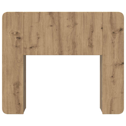 Čelo Postele Se Skříňkou Dub Artisan 100 Cm Kompozitní Dřevo