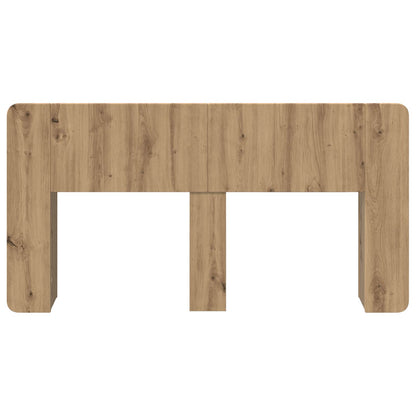 Čelo Postele Se Skříňkou Dub Artisan 140 Cm Kompozitní Dřevo