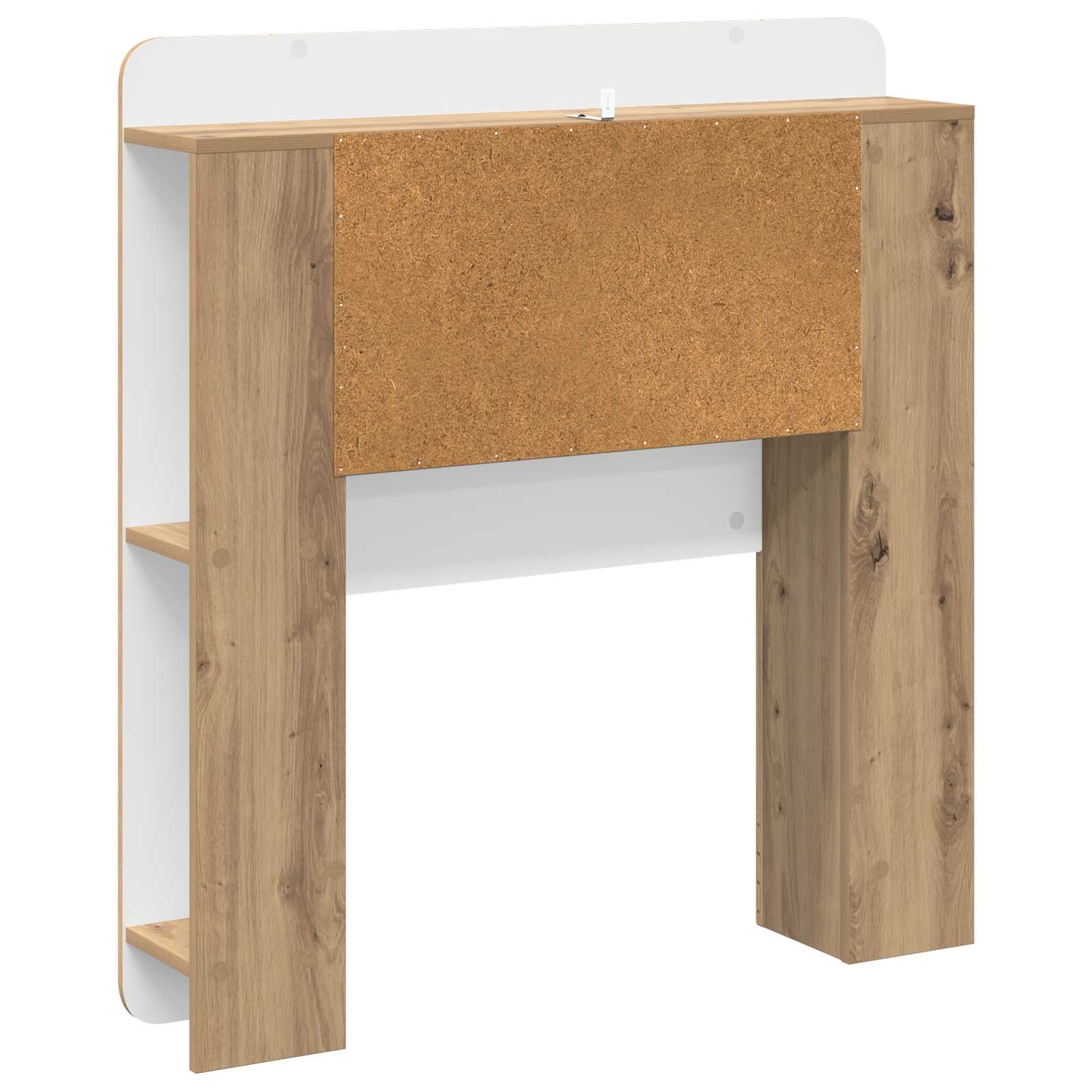 Čelo Postele Se Skříňkou Dub Artisan 80 Cm Dřevěný Materiál
