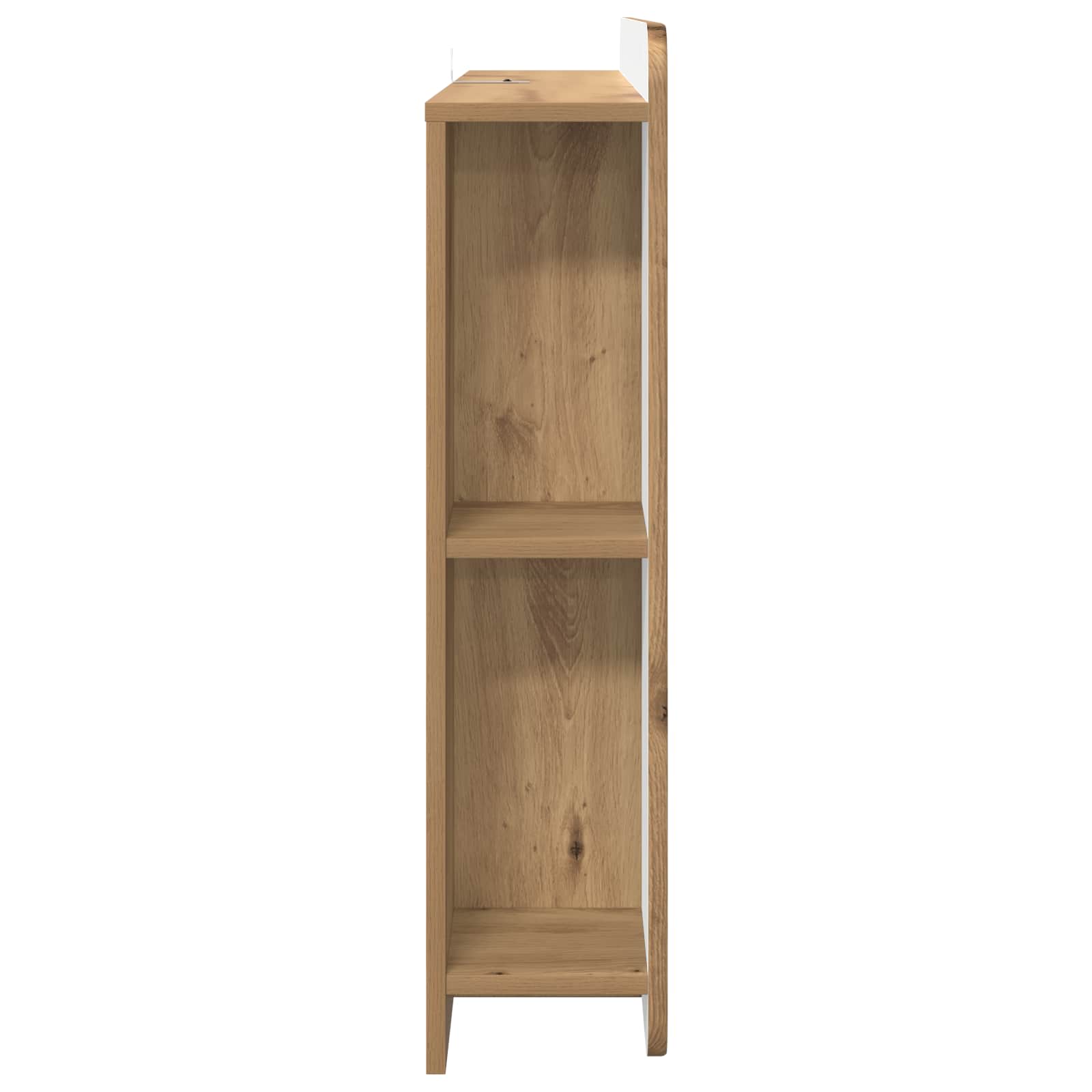 Čelo Postele Se Skříňkou Dub Artisan 80 Cm Dřevěný Materiál