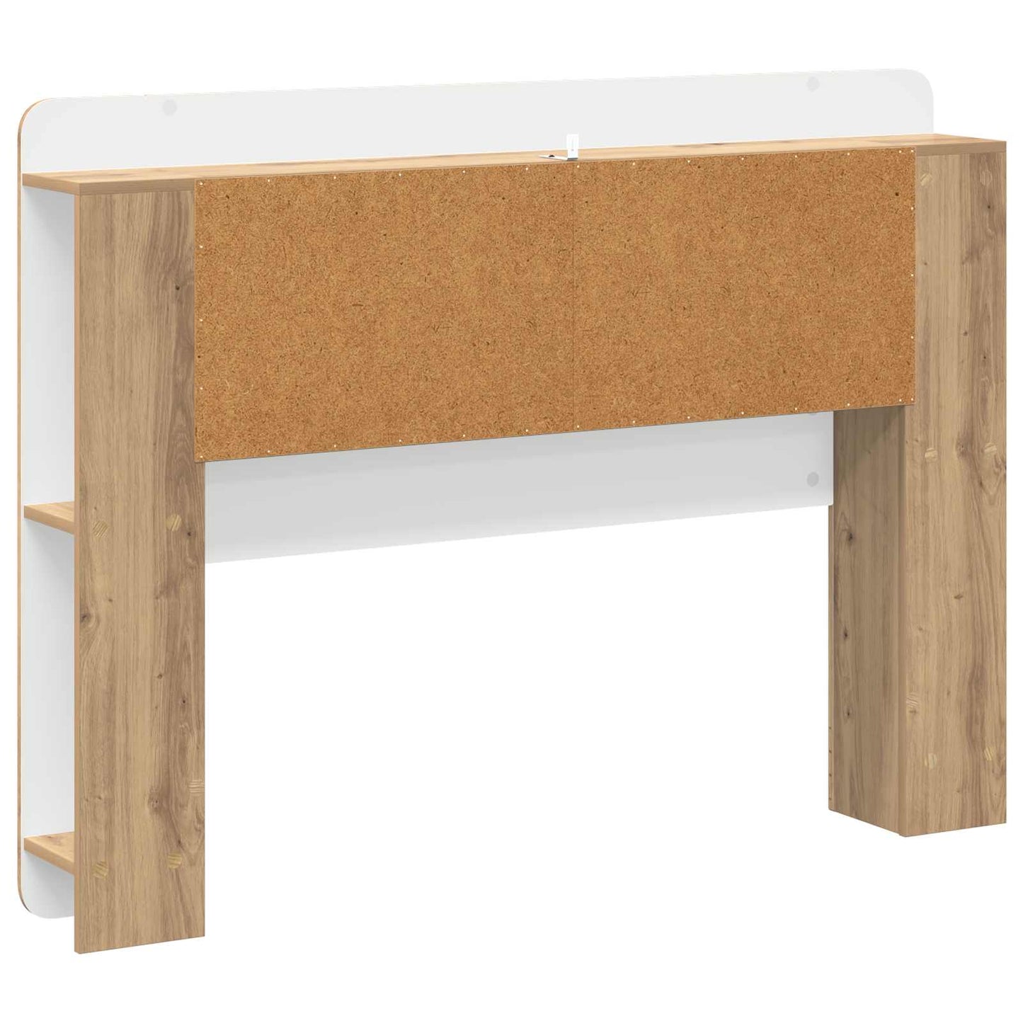 Čelo Postele Se Skříňkou Dub Artisan 100 Cm Dřevěný Materiál