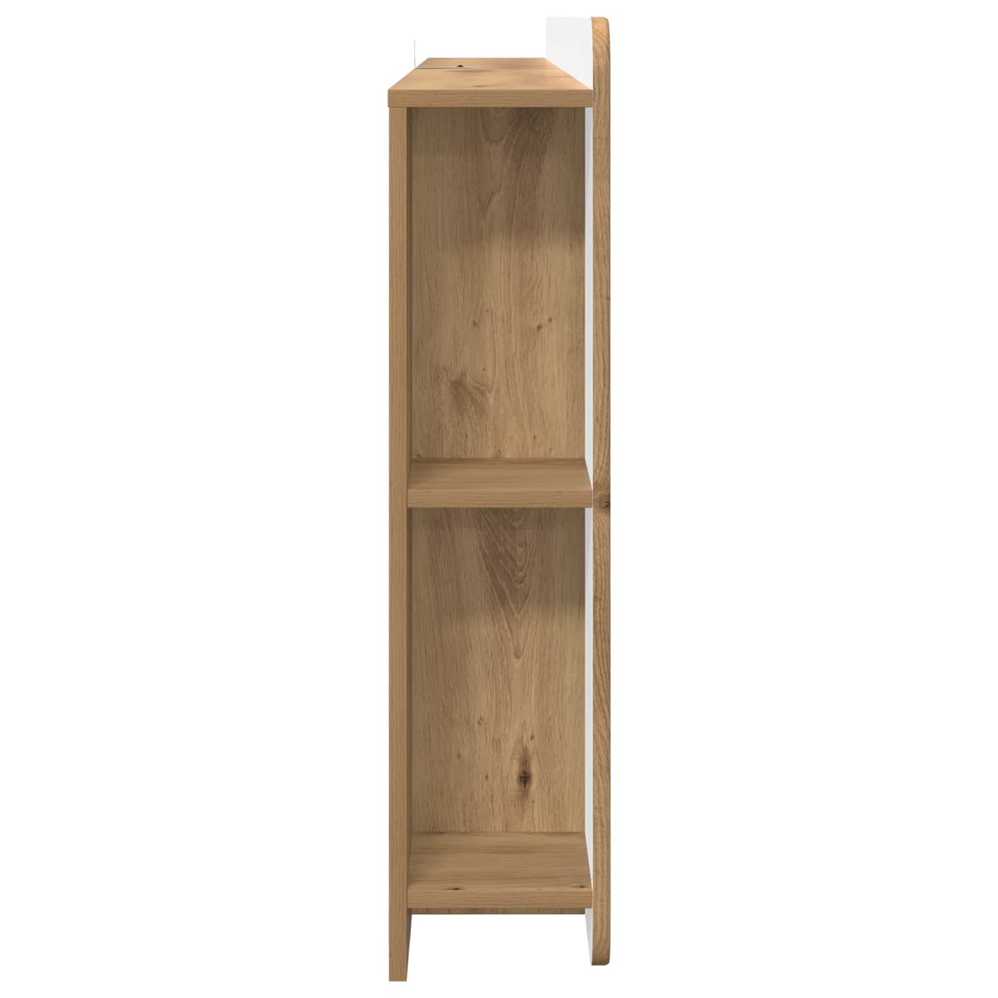 Čelo Postele Se Skříňkou Dub Artisan 100 Cm Dřevěný Materiál