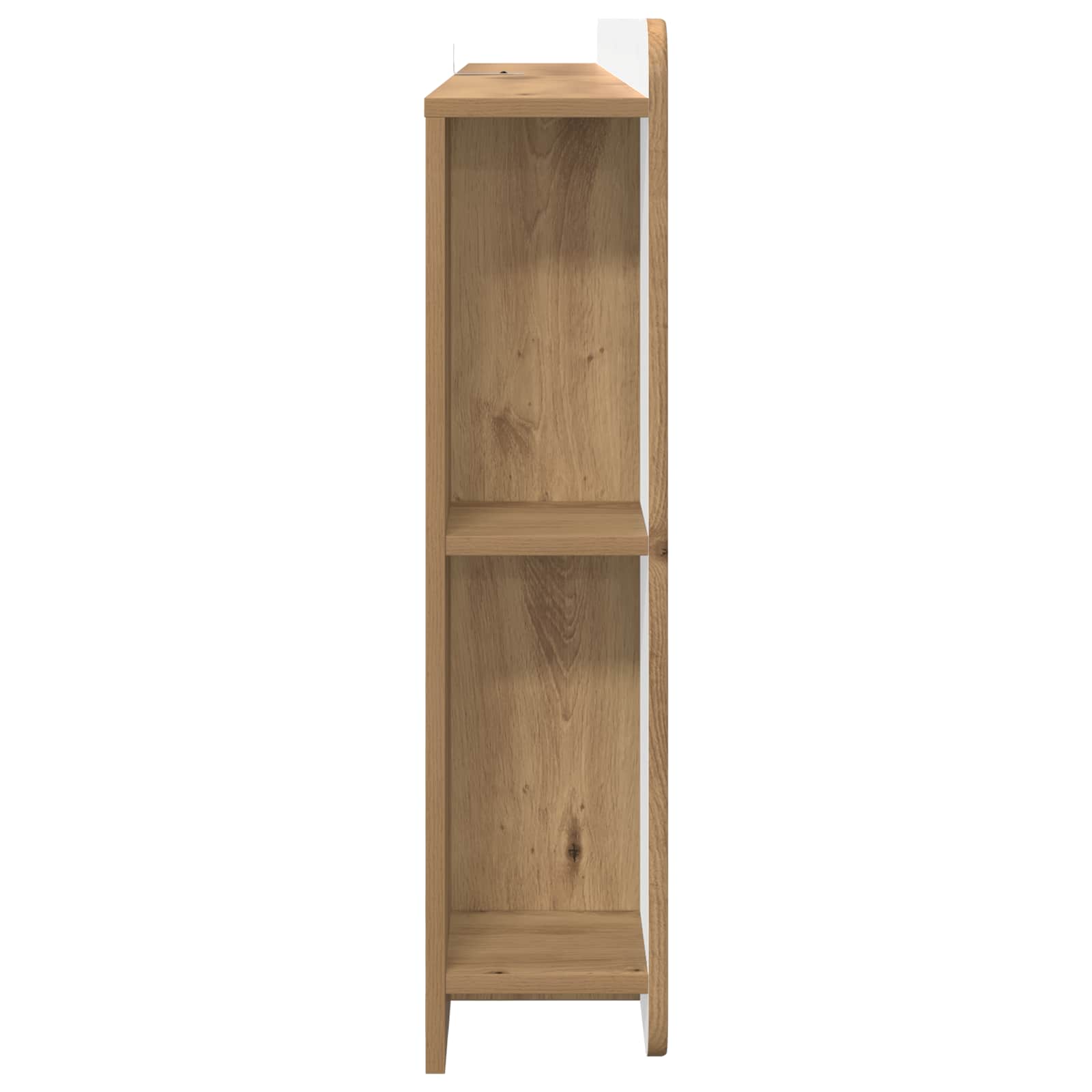 Čelo Postele Se Skříňkou Dub Artisan 100 Cm Dřevěný Materiál