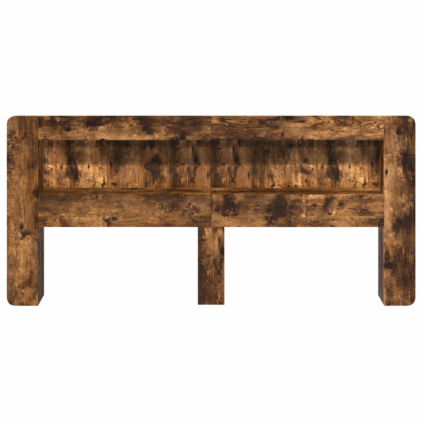 Čelo Postele Se Skříňkou Uzený Dub 215 X 18,5 X 100 Cm