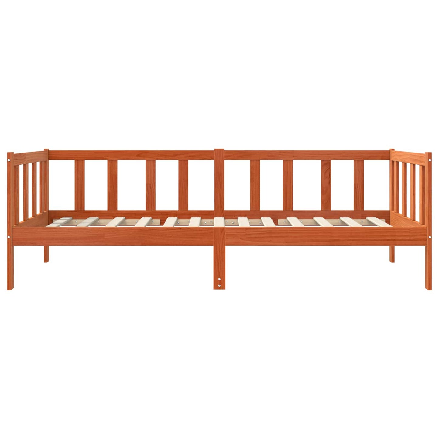 Rám Postele Voskově Hnědá 80 X 200 Cm Masivní Borové Dřevo