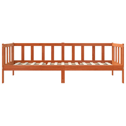 Rám Postele Voskově Hnědá 80 X 200 Cm Masivní Borové Dřevo