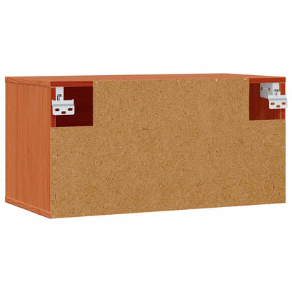 Nástěnná Skříňka S Policí 2 Pcs Voskově Hnědá 60 X 30 X 30 Cm