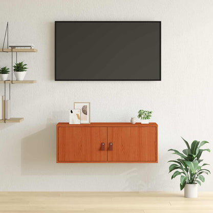 Nástěnná Skříňka S Policí Voskově Hnědá 80 X 30 X 30 Cm