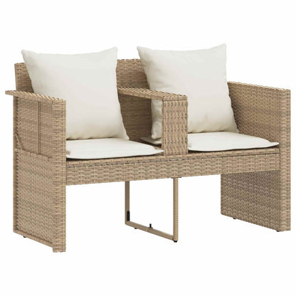 Zahradní Sofa 8 Ks Polyratan Beige A Krémová Bílá