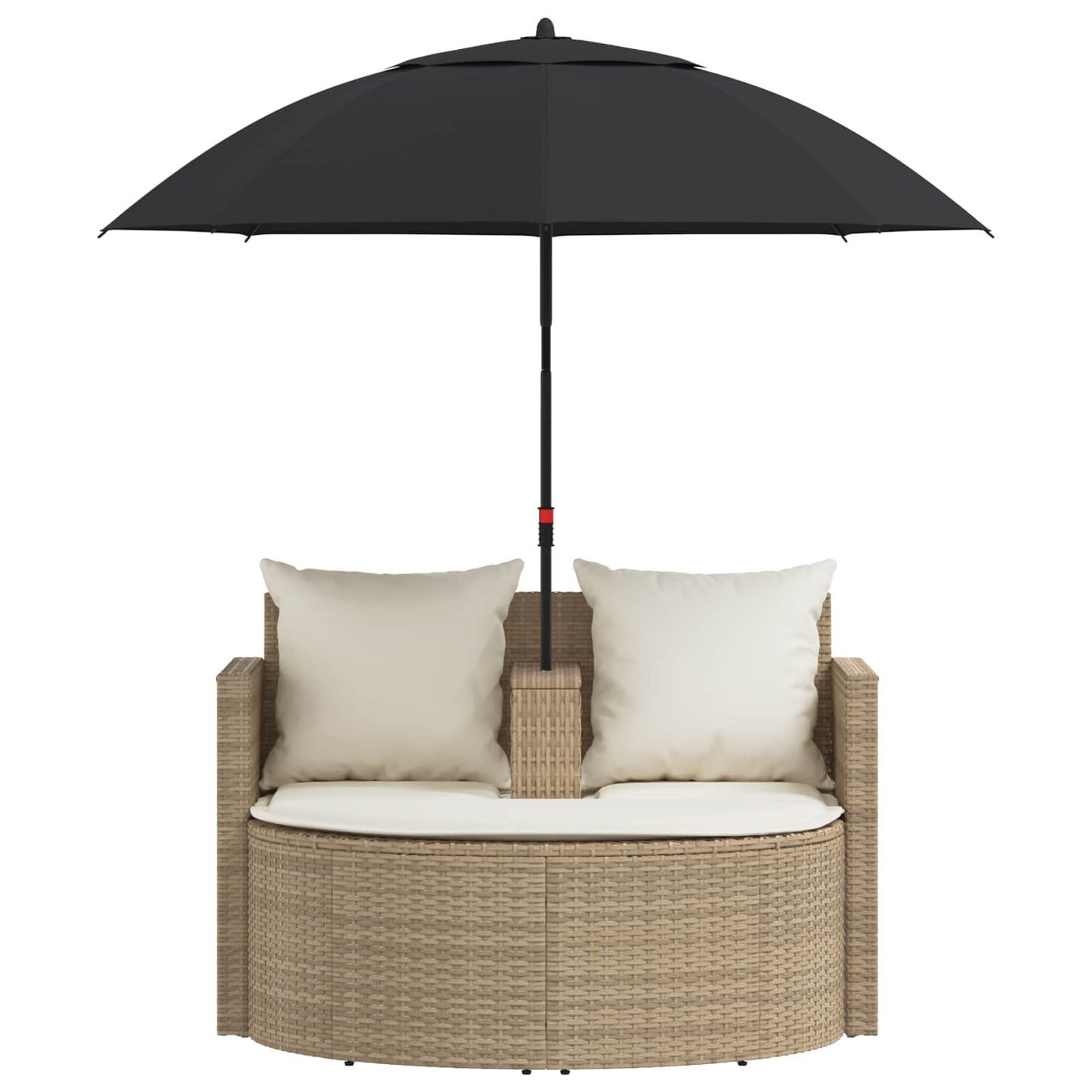 Zahradní Sofa 8 Ks Polyratan Beige A Krémová Bílá